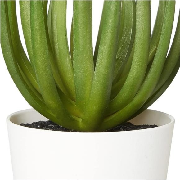 Artificial Mini Succulent Fake Indoor Plants with Plastic Planter Pots, 3 Pack - Picture 3 of 4